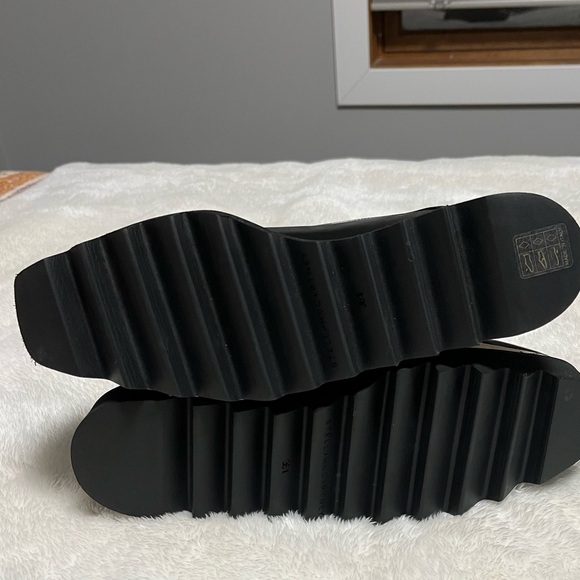 Stella McCartney Elyse Platform NEW Black Monogrammed Shoes Womens US6.5 EU36.5 - Picture 13 of 16